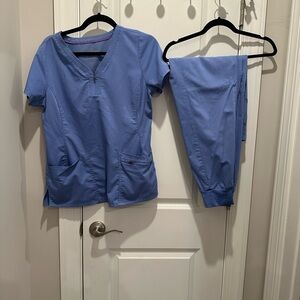Blue Scrub Set